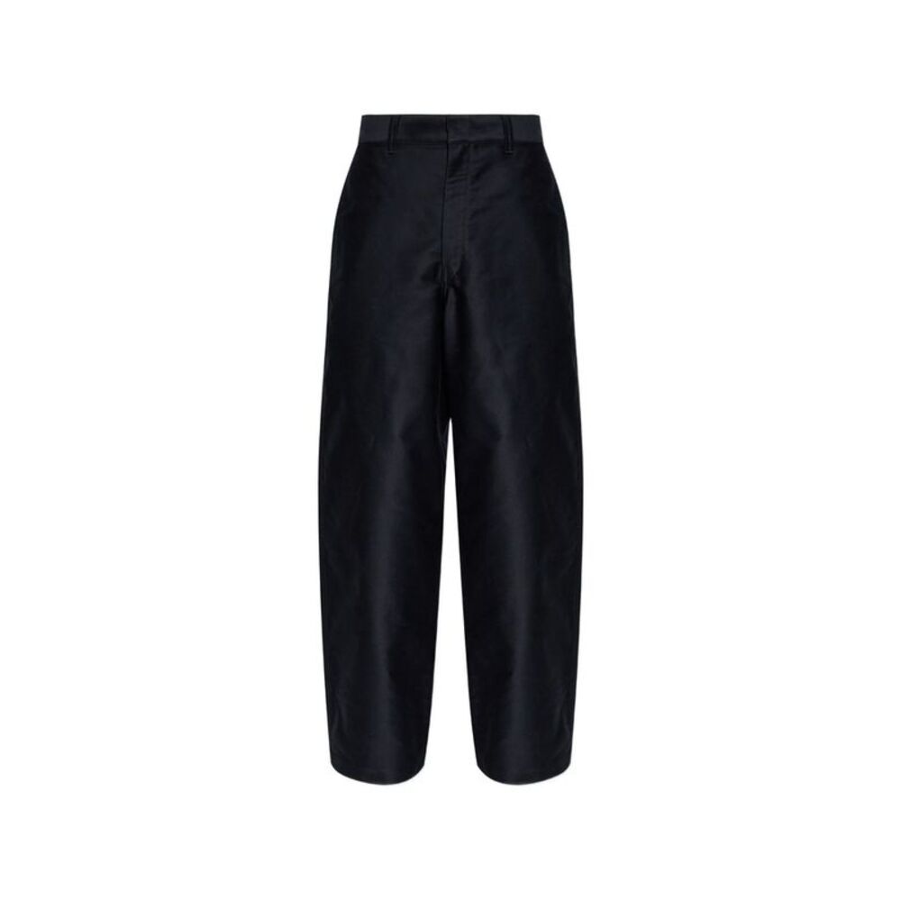 Lemaire Black Trousers - Wide-Leg Trousers Men